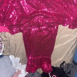 Prom dress hoco dress size s in pink
